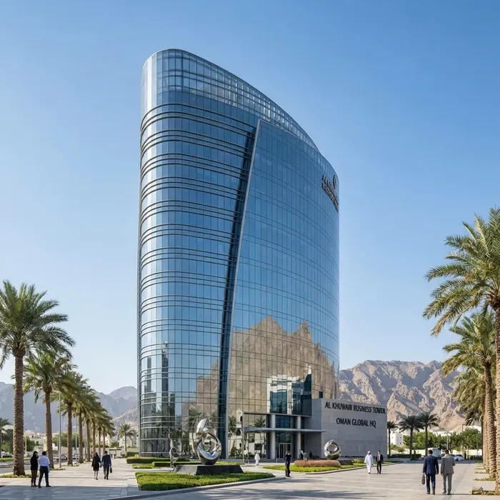GCG building materials supply for office tower in Muscat