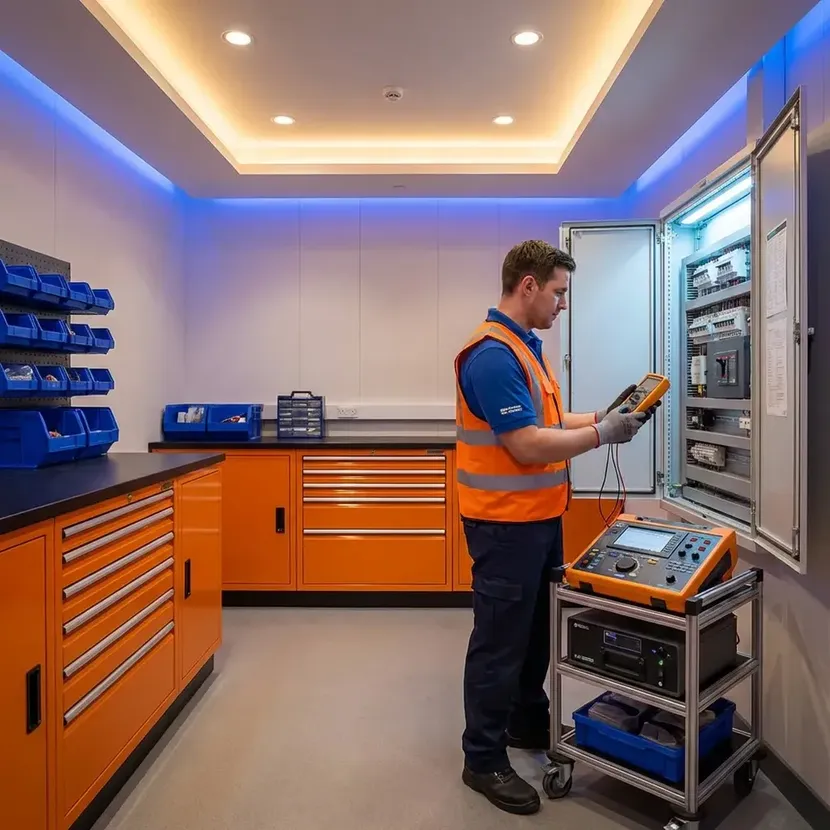 GCG building maintenance team at work in Oman